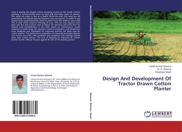 Produktbild: Design And Development Of Tractor Drawn Cotton Planter