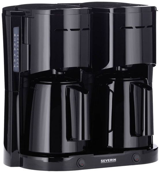 Produktbild: Severin KA 9315 Kaffeemaschine Schwarz Fassungsverm&ouml;gen Tassen=16 Isolierkanne