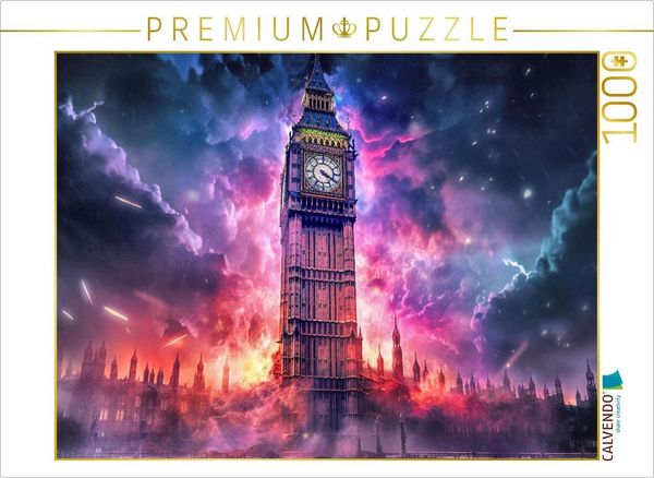 CALVENDO Puzzle Big Ben - London | 1000 Teile Lege-Größe 64x48cm Foto-Puzzle für glückliche Stunden