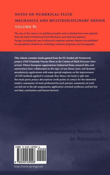 Produktbild: Progress in Computational Flow-Structure Interaction