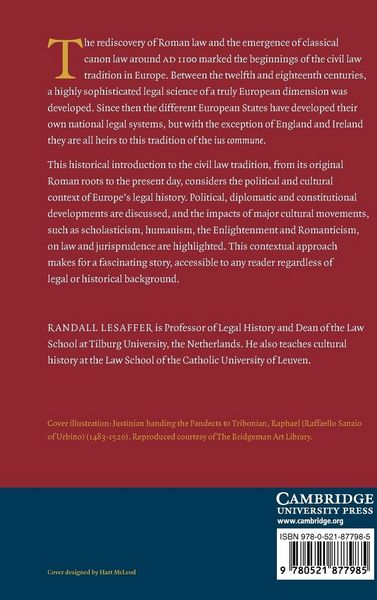 Produktbild: European Legal History