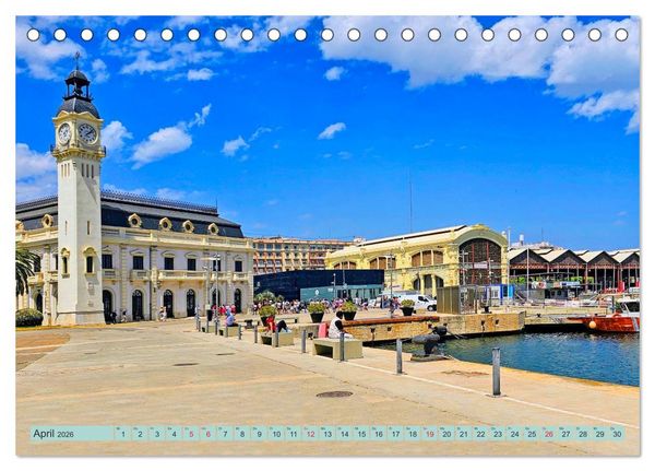 Produktbild: Zauberhaftes Valencia (Tischkalender 2026 DIN A5 quer), CALVENDO Monatskalender