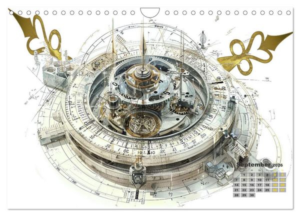 Produktbild: Der Uhrmacher des Unwahrscheinlichen (Wandkalender 2026 DIN A4 quer), CALVENDO Monatskalender