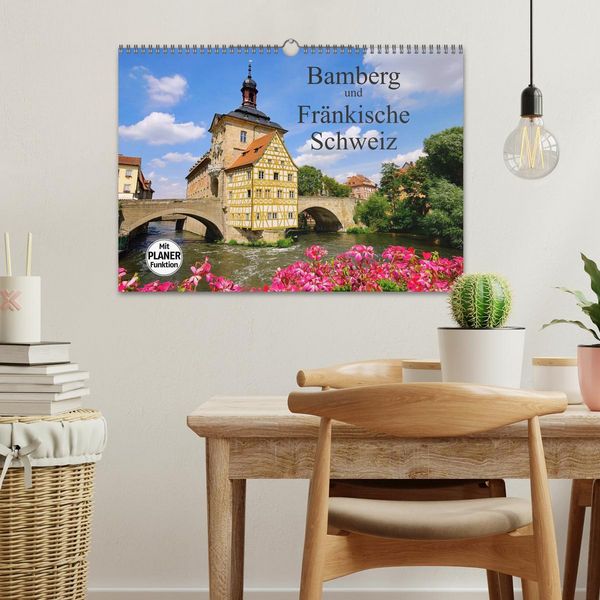 Produktbild: Bamberg und Fr&auml;nkische Schweiz (Wandkalender 2026 DIN A3 quer), CALVENDO Monatskalender
