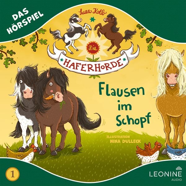Produktbild: Die Haferhorde - Flausen im Schopf (H&ouml;rspiel zu Band 1)