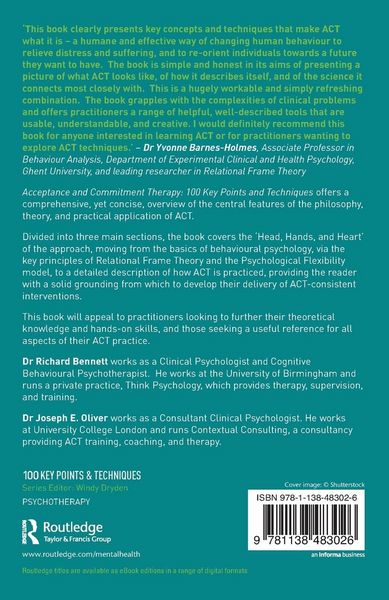 Produktbild: Bennett, R: Acceptance and Commitment Therapy
