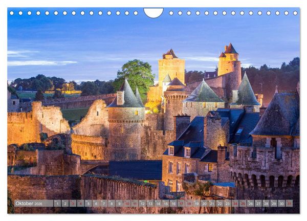 Produktbild: Momente einer Reise - Bretagne (Wandkalender 2026 DIN A4 quer), CALVENDO Monatskalender