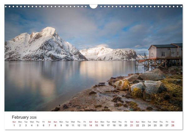 Produktbild: Lofoten Reflections in the water (Wall Calendar 2026 DIN A3 landscape), CALVENDO 12 Month Wall Calendar