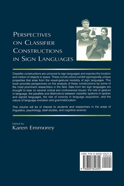 Produktbild: Perspectives on Classifier Constructions in Sign Languages