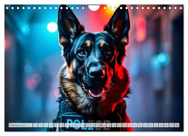 Produktbild: Sch&auml;ferhund 24/7 - Keine Pause f&uuml;r echte Helden (Wandkalender 2027 DIN A4 quer), CALVENDO Monatskalender