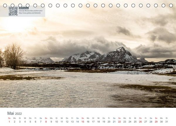 Produktbild: Lofoten - Stille Landschaften Norwegens (MEDIAedition) (Tischkalender 2022 DIN A5 quer)