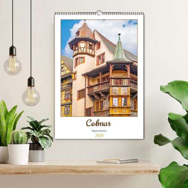 Produktbild: Colmar - Impressionen (Wandkalender 2026 DIN A2 hoch), CALVENDO Monatskalender