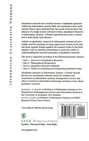 Produktbild: Qualitative Research in Information Systems