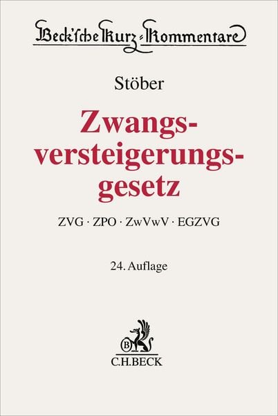 Produktbild: Zwangsversteigerungsgesetz. ZVG