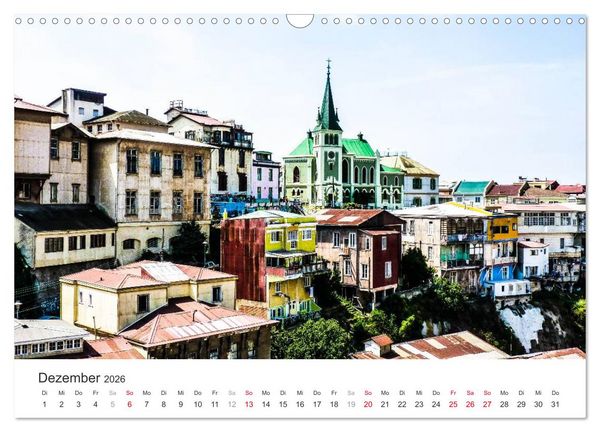 Produktbild: Chile - Land voller Kontraste (Wandkalender 2026 DIN A3 quer), CALVENDO Monatskalender