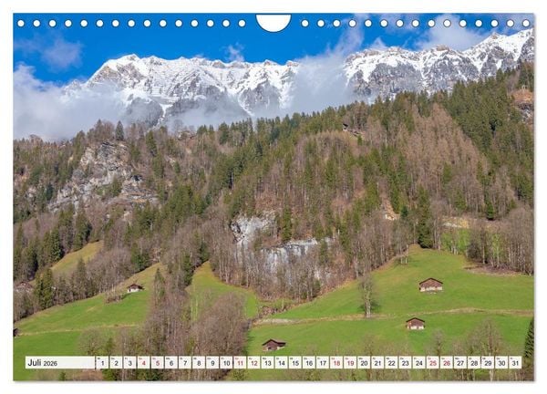 Produktbild: Matterhorn - Eiger, M&ouml;nch und Jungfrau: Rund um die zeitlosen Gipfel (Wandkalender 2026 DIN A4 quer), CALVENDO Monatskalender