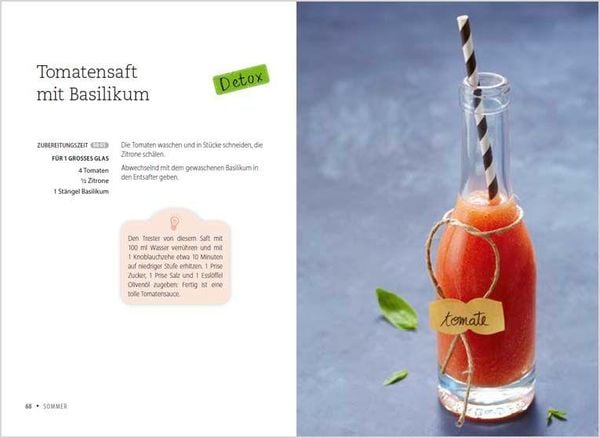 Produktbild: Frische Obst- und Gem&uuml;ses&auml;fte aus dem Entsafter