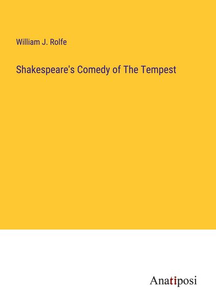 Produktbild: Shakespeare's Comedy of The Tempest