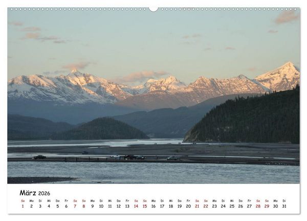 Produktbild: Unendlichkeit in Alaska und Yukon (Wandkalender 2026 DIN A2 quer), CALVENDO Monatskalender