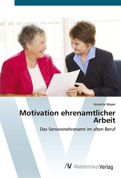 Produktbild: Motivation ehrenamtlicher Arbeit