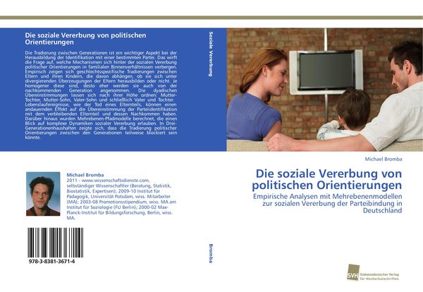 Produktbild: Die soziale Vererbung von politischen Orientierungen