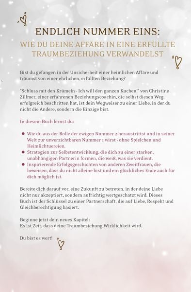 Produktbild: Schluss mit den Kr&uuml;meln &ndash; Ich will den ganzen Kuchen