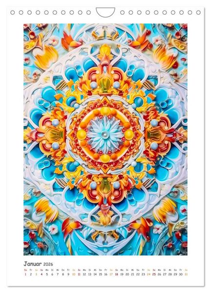 Produktbild: Zauberhafte Mandalas (Wandkalender 2026 DIN A4 hoch), CALVENDO Monatskalender