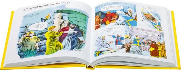 Produktbild: Comic-Reihe &bdquo;Die Bibel im Bild&ldquo;. 50 Jahre-Jubil&auml;umsausgabe. Kinderbuch-Klassiker ab 8 Jahren mit Geschichten aus dem Alten und Neuen Testament als Comics. 5 Sammelb&auml;nde im Schuber