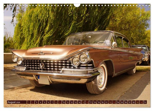 Produktbild: Damals war's - Oldtimer der F&uuml;nfziger bis Achtziger Jahre (Wandkalender 2026 DIN A3 quer), CALVENDO Monatskalender