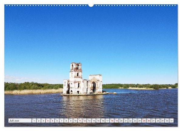 Produktbild: Russland - Auf dem Wasser von Moskau nach St. Petersburg (Wandkalender 2026 DIN A2 quer), CALVENDO Monatskalender