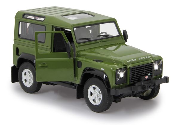 Produktbild: Jamara Land Rover Defender 1:14 gr&uuml;n T&uuml;r manuell 40MHz