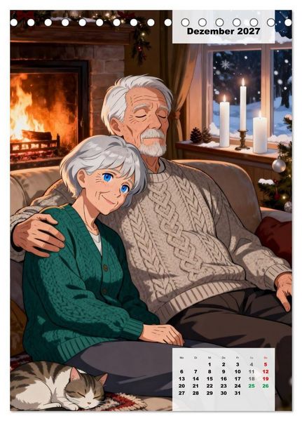 Produktbild: Herzen im Einklang &ndash; SILVER LOVE EDITION (Tischkalender 2027 DIN A5 hoch), CALVENDO Monatskalender