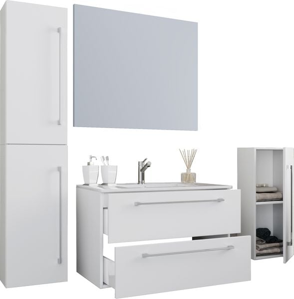 Produktbild: 5-tlg. Waschplatz Waschtisch Badinos Schublade SP