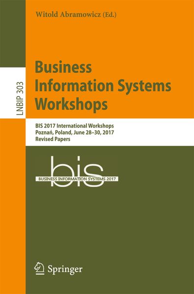 Produktbild: Business Information Systems Workshops