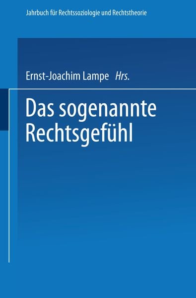 Produktbild: Das sogenannte Rechtsgef&uuml;hl