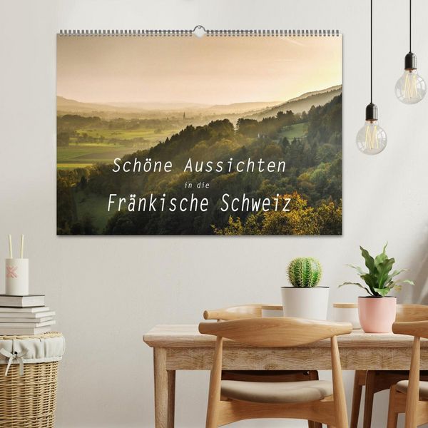 Produktbild: Sch&ouml;ne Aussichten in die Fr&auml;nkische Schweiz (Wandkalender 2026 DIN A2 quer), CALVENDO Monatskalender