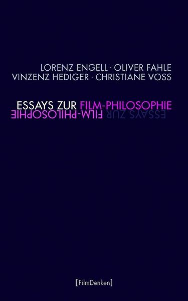 Produktbild: Essays zur Film-Philosophie