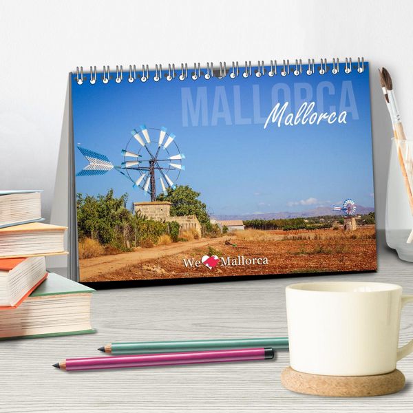 Produktbild: Mallorca, Mallorca (Tischkalender 2026 DIN A5 quer), CALVENDO Monatskalender