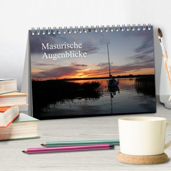 Produktbild: Masurische Augenblicke (Tischkalender 2026 DIN A5 quer), CALVENDO Monatskalender