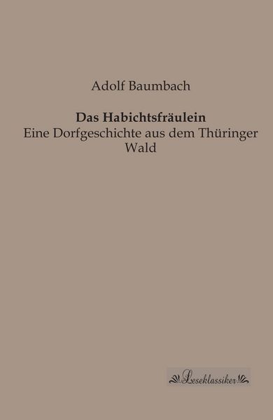 Produktbild: Das Habichtsfr&auml;ulein