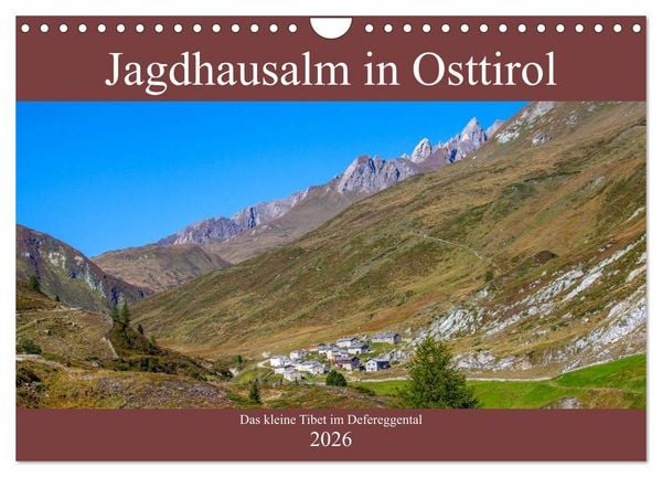Produktbild: Jagdhausalm in Osttirol (Wandkalender 2026 DIN A4 quer), CALVENDO Monatskalender