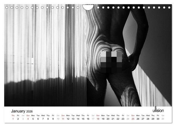 Produktbild: Male Nude Art (Wall Calendar 2026 DIN A4 landscape), CALVENDO 12 Month Wall Calendar