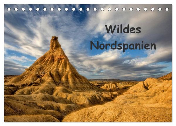 Wildes Nordspanien (Tischkalender 2026 DIN A5 quer), CALVENDO Monatskalender