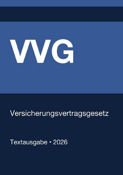 Produktbild: VVG - Versicherungsvertragsgesetz (Deutschland) 2026