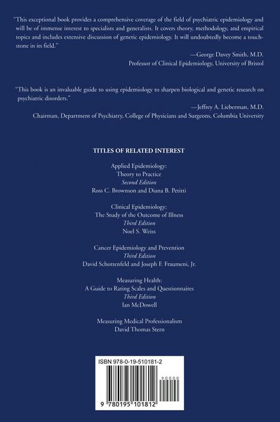 Produktbild: Psychiatric Epidemiology