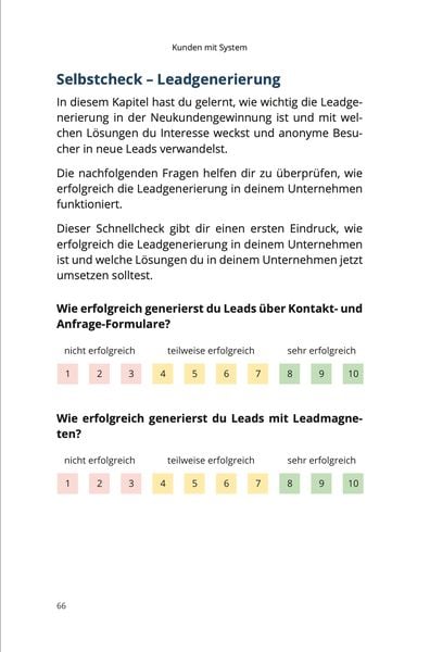 Produktbild: Kunden mit System