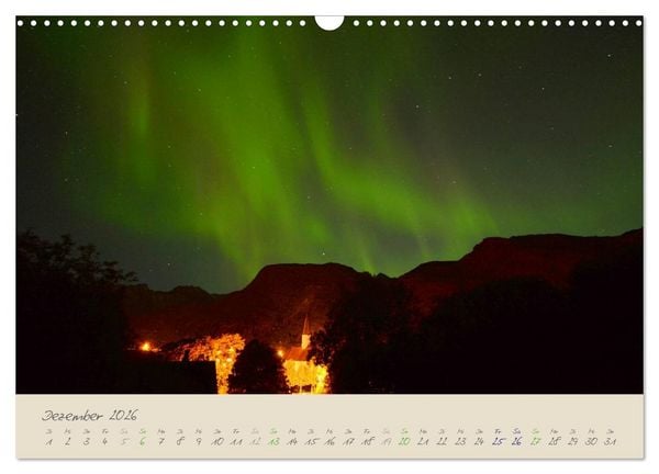 Produktbild: Zauber des Nordlichts - Aurora borealis (Wandkalender 2026 DIN A3 quer), CALVENDO Monatskalender