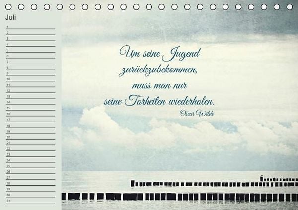 Produktbild: Spruchreifer Geburtstagskalender (Tischkalender immerw&auml;hrend DIN A5 quer)