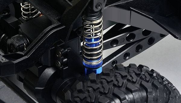 Produktbild: Amewi Dirt Climbing SUV Safari Brushed 1:10 RC Modellauto Elektro Crawler Allradantrieb (4WD) RtR 2,4 GHz Inkl. Akku und Ladeger&auml;t, mit Lichteffekt,