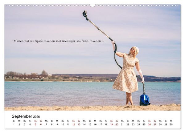 Produktbild: RAUSGEPUTZT UND GLATTGESPIEGELT (hochwertiger Premium Wandkalender 2026 DIN A2 quer), Kunstdruck in Hochglanz